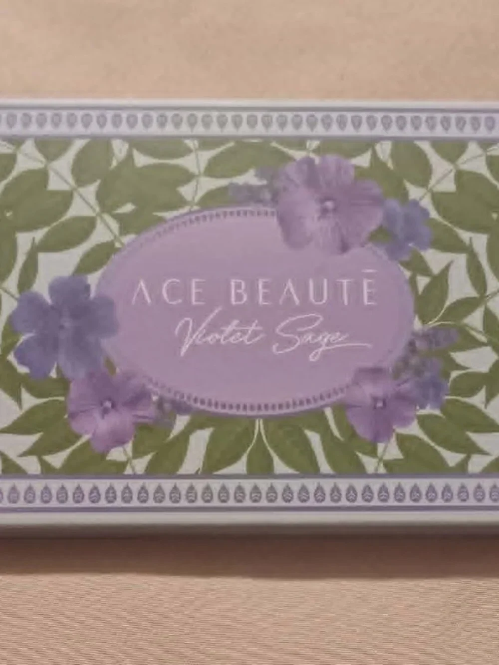 Ace Beaute, Violet Sage Eyeshadow Palette Limited Edition 10 Shades 18 g/0.63 oz